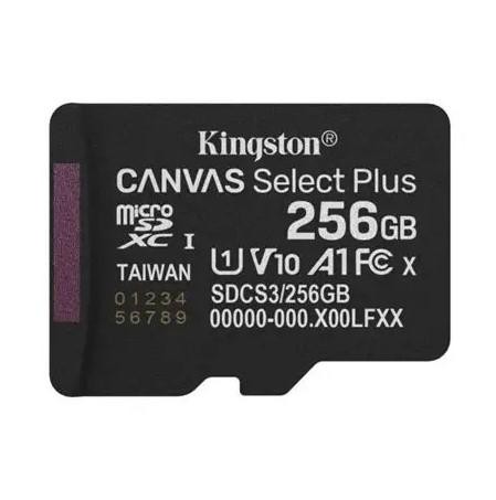 SDCS3 256GBSP, KINGSTON, карта памяти, Canvas Select Plus microSD карта памяти
