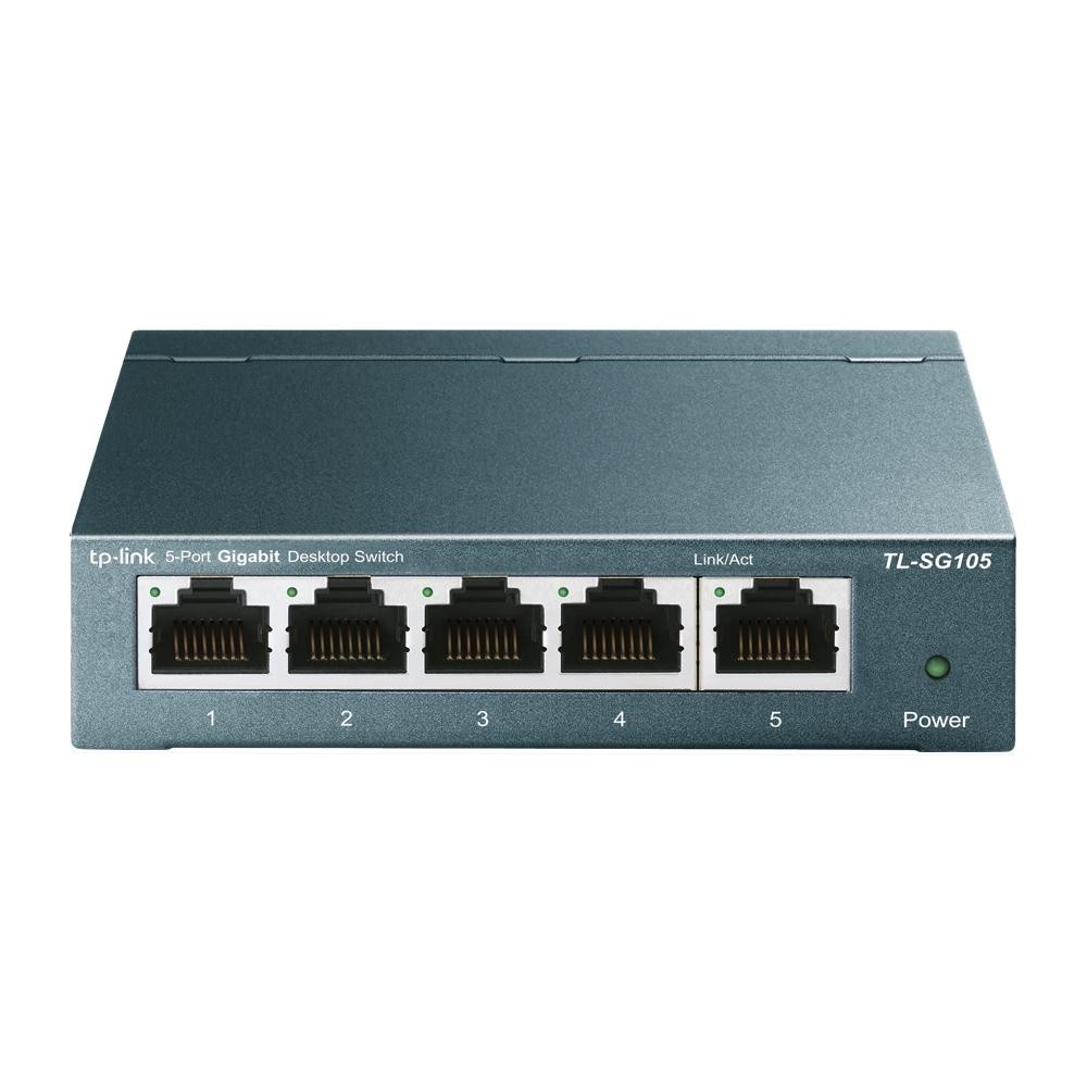 TP-Link, TL-SG105, 5-Port 10 100 1000Mbps Desktop Switch