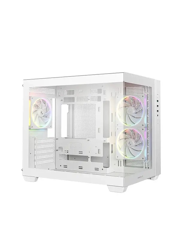 Deepcool, CG330 3F WH, CASE, White