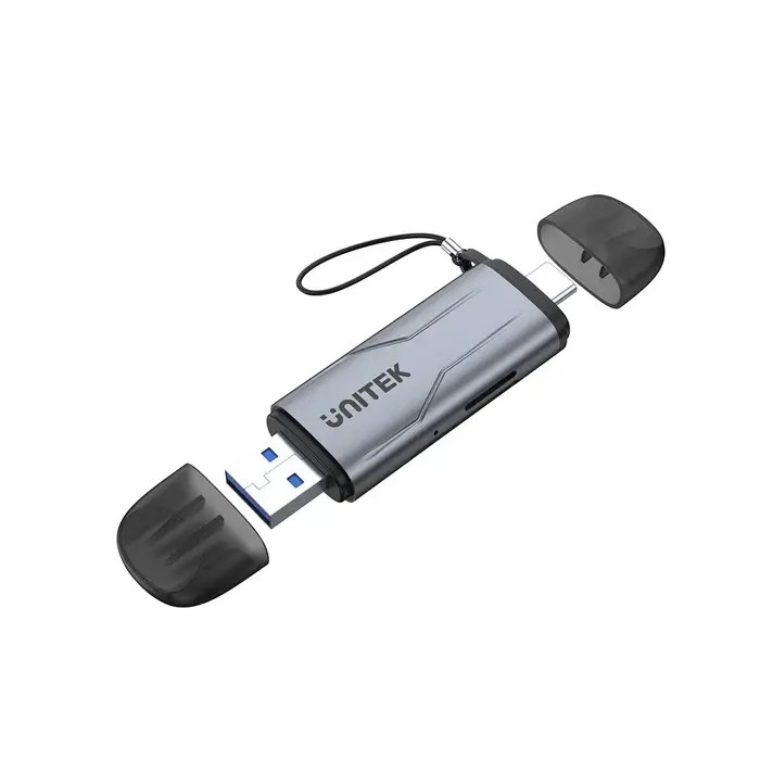 R1010A, UNITEK, Card Reader, USB A C to Micro SD SD Card Reader