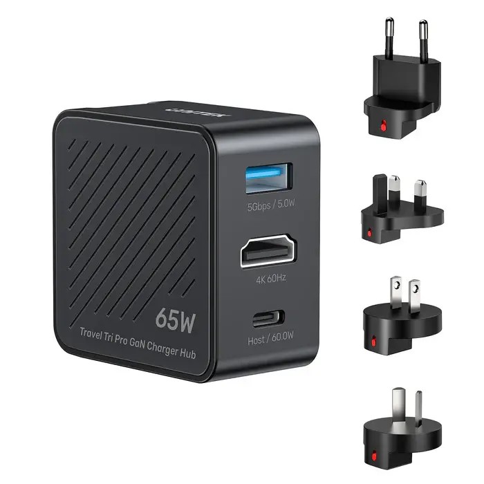 P1242A, UNITEK, Power Supply, 65W 3-in-1 GaN Charger for Nintendo Switch
