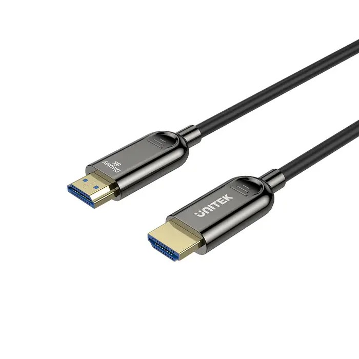 C11085GY01-50M, UNITEK, 50M Fiber Optic HDMI кабель 8K 60Hz