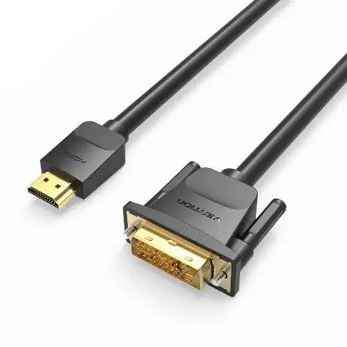 ABFBG , VENTION, кабель, HDMI to DVI кабель 1.5M Black