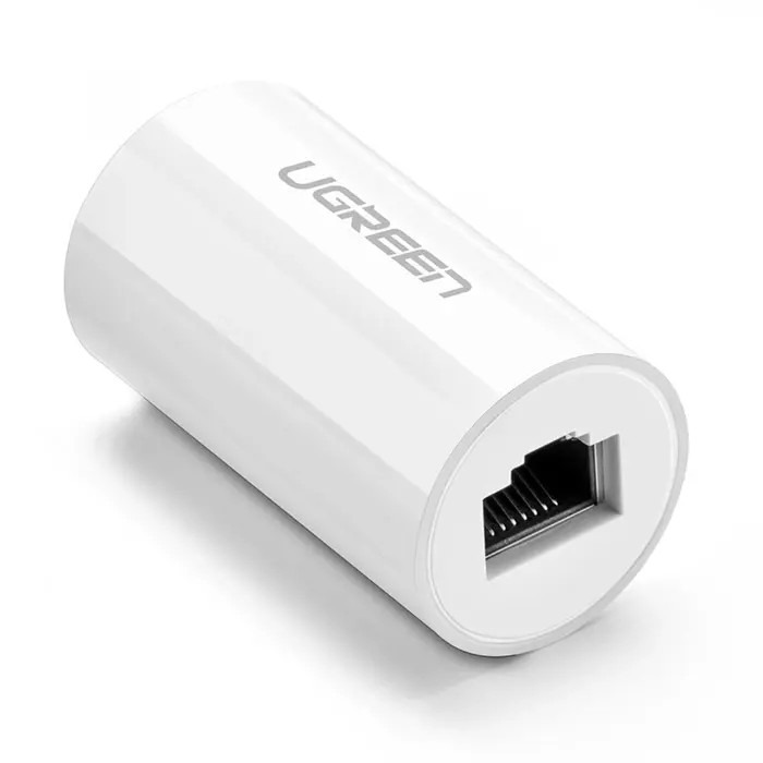 NW116, UGREEN, Adapter, RJ45 Ethernet adapter 8P8C Female anti-thunder Rj45 connector Network extensi
