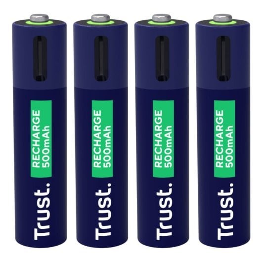 TRUST 25671 комплект батареек 25671 USB C Rechargeable AAA Batteries Four Pack
