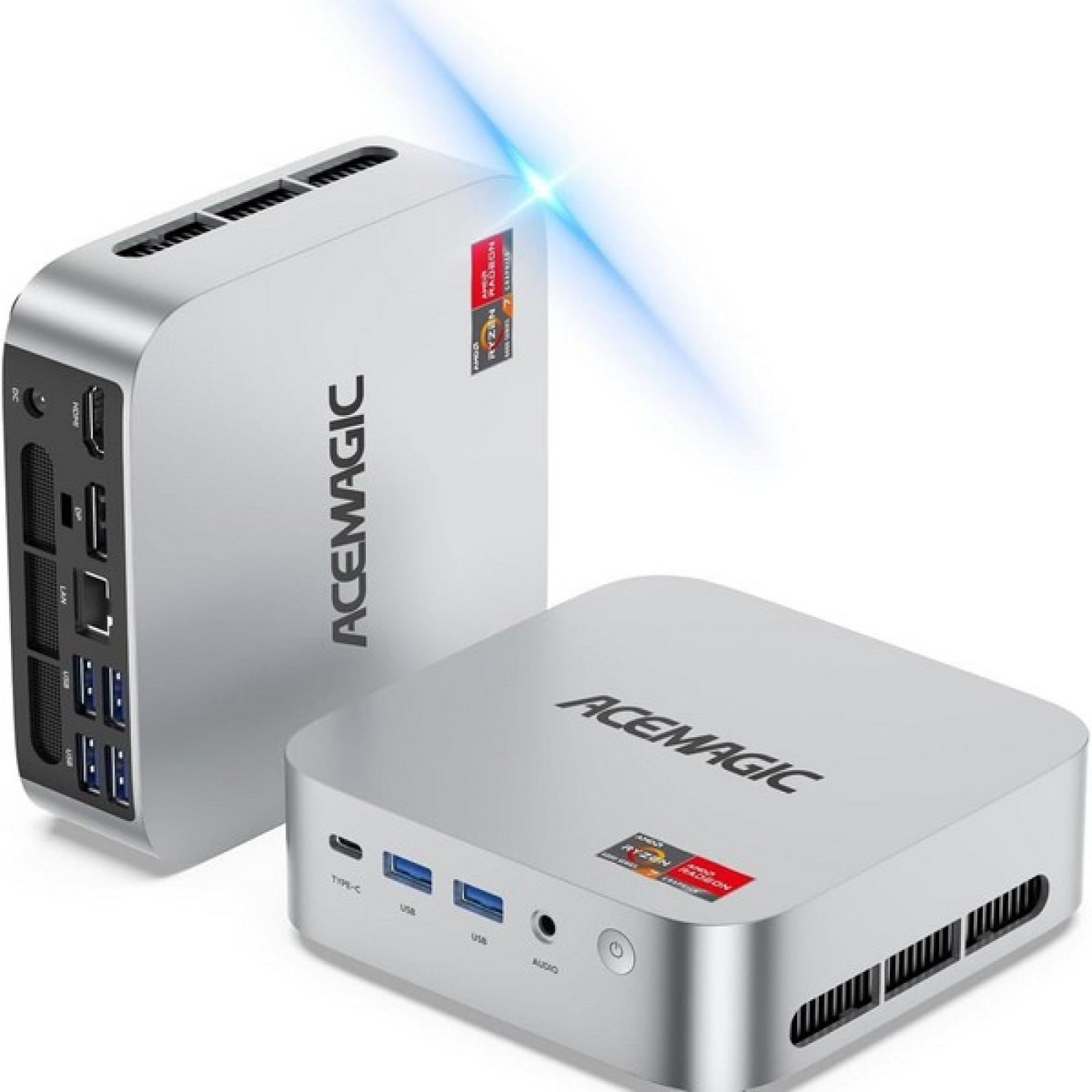 ACEMAGIC M1 მინი კომპიუტერი AMD Ryzen 7 7735HS 24GB RAM 512GB SSD Windows 11 Pro